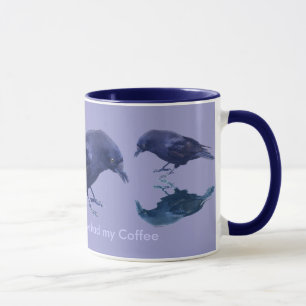 Taza Funny Fans Crow Corvidae Raven Design Mug