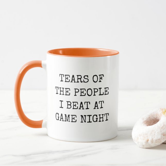 Taza Funny Game Night Winner (Con donut)