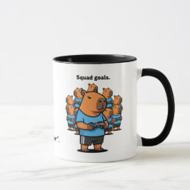 Taza Funny Gamer Mug Capybara Squad – Pers