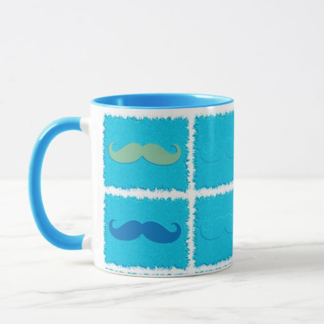 Taza Funny Girly Mustache 5 (Izquierda)