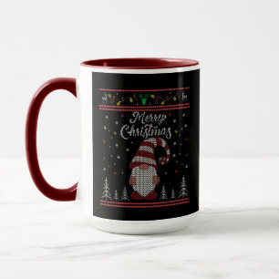 Taza Funny Gnome Merry Christmas