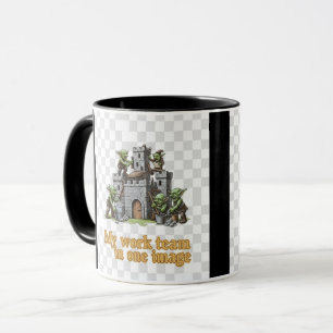 Taza Funny Goblin Work Team Mug