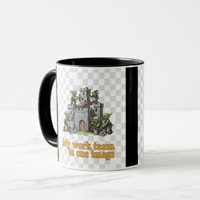 Taza Funny Goblin Work Team Mug (Anverso izquierdo)