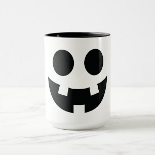 Taza Funny Halloween Face Bumkin Smile
