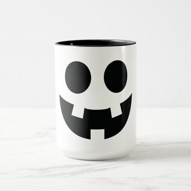 Taza Funny Halloween Face Bumkin Smile (Centro)