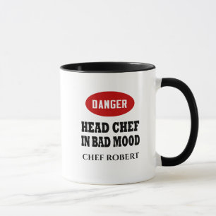 Taza Funny Head Chef