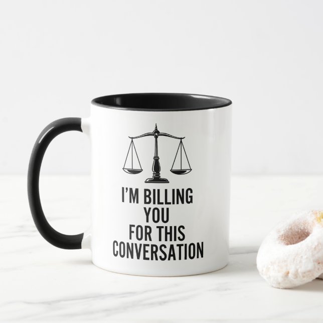 Taza Funny Lawyer (Con donut)