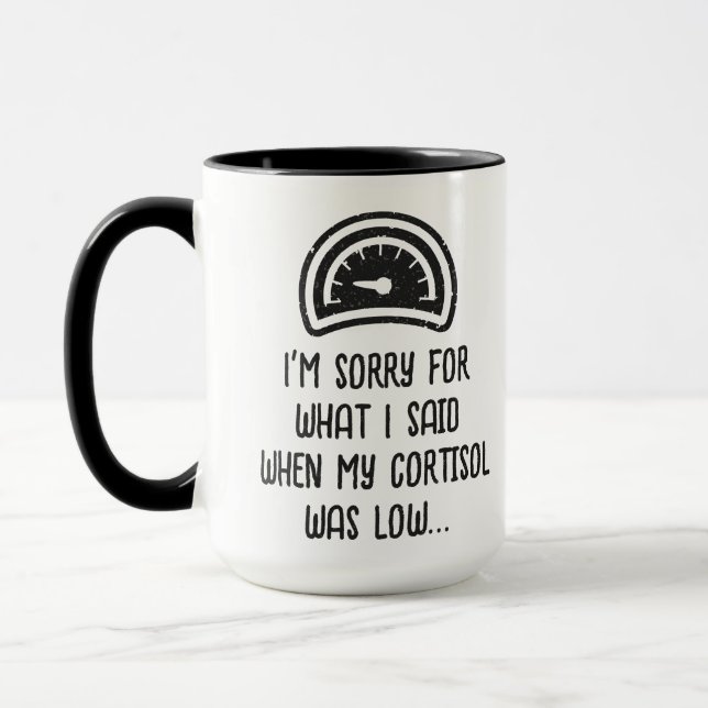 Taza Funny Low Cortisol (Izquierda)