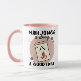 Taza Funny Mah Jongg