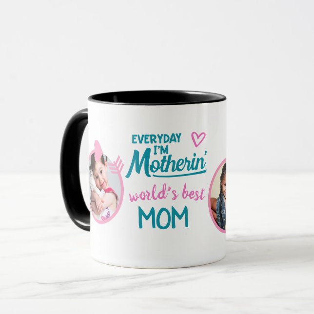Taza FUNNY MOM CITA A FOTO MUG - Divertida, moda (Anverso izquierdo)