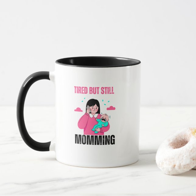 Taza Funny Mom Life Quotes Collection (Con donut)