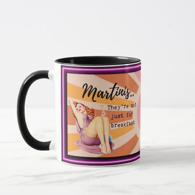 Taza Funny Mug Coffee Best Friend Gift "Martinis" (Izquierda)