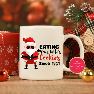 Taza Funny Naughty Santa Navidades
