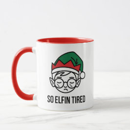 Taza Funny Navidades del ELF mañana Stocking Stuffer