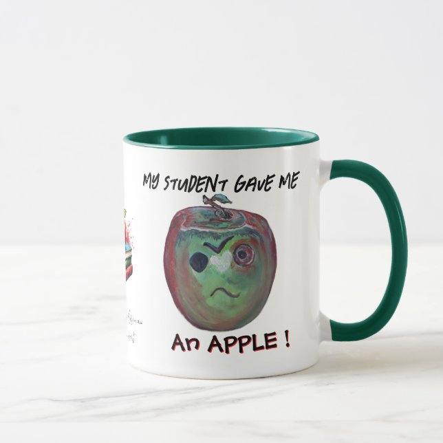 Taza Funny Nerdy Educators Apple (Derecha)