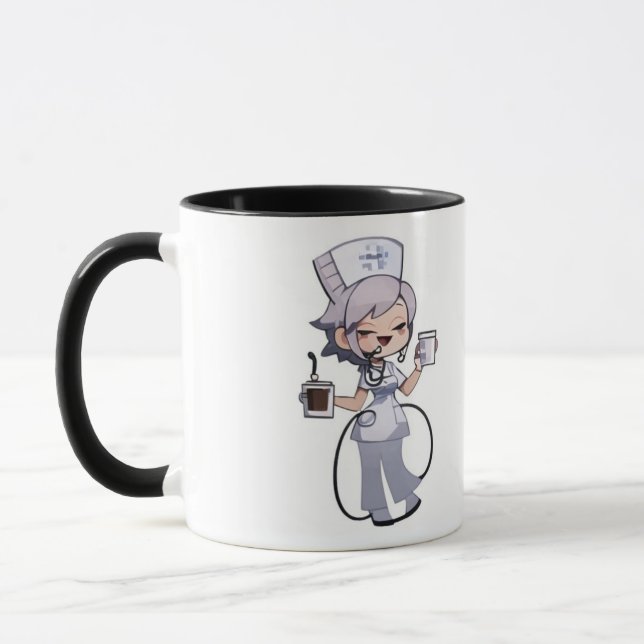 Taza Funny Nurse Coffee Mug (Izquierda)