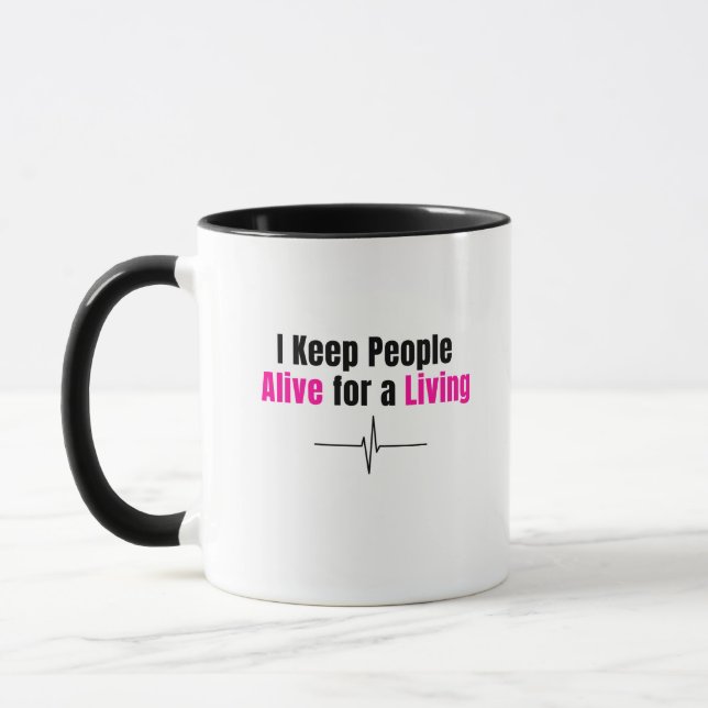 Taza Funny Nurse Mug (Izquierda)
