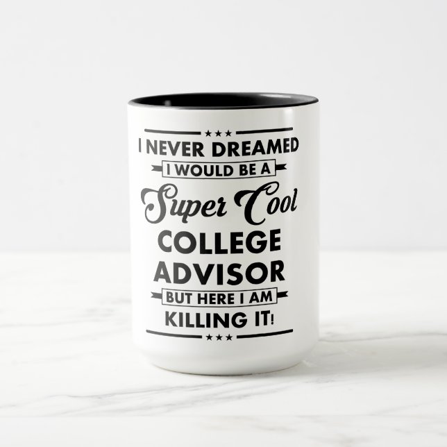 Taza Funny Occupation/Profession Super Cool Advisor (Centro)