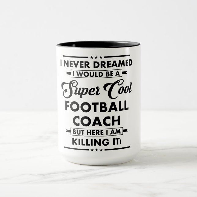 Taza Funny Occupation/Profession Super Cool Coach (Centro)