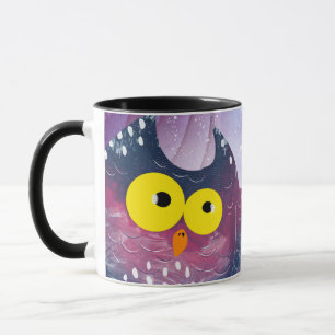 Taza Funny Owl Mug Wrap - Animal Aovers Mug