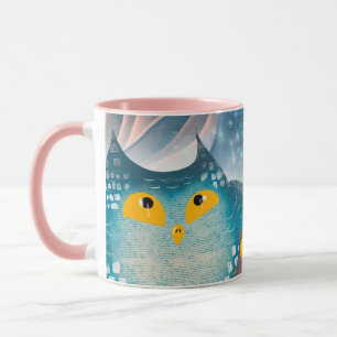Taza Funny Owl Mug Wrap - Animal Aovers Mug