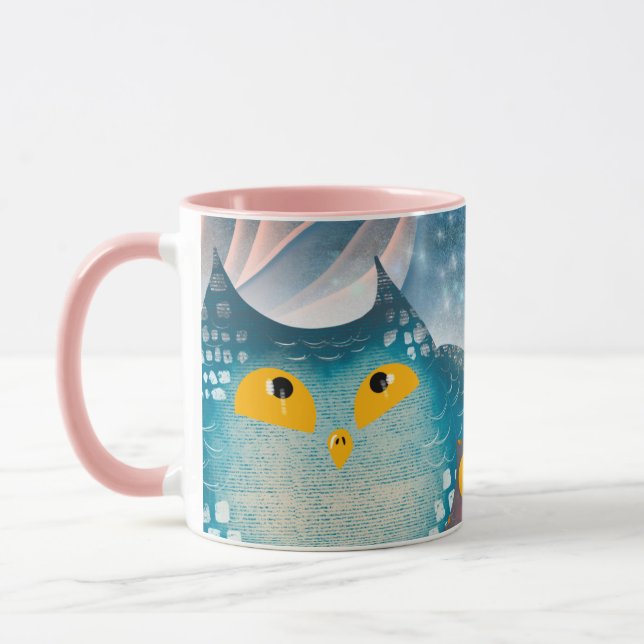 Taza Funny Owl Mug Wrap - Animal Aovers Mug (Izquierda)