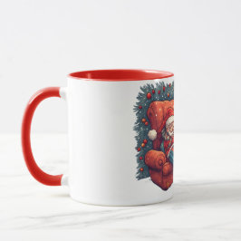 Taza funny papa noel christmas, Holiday Drinking