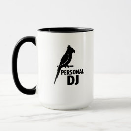 Taza Funny Parrot Personal DJ Mug for Parrot Owners