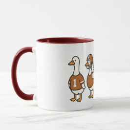 Taza Funny Personalizado Goose Football Mug - Regalo de