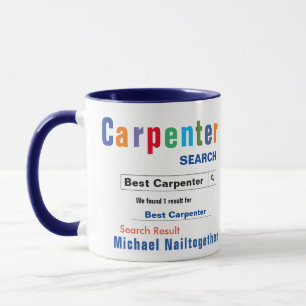Taza Funny Personalizado Mejor Carpintero Mug