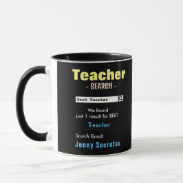 Taza Funny Personalizado mejor profesor Mug