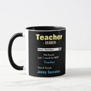 Taza Funny Personalizado mejor profesor Mug