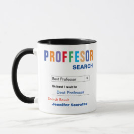 Taza Funny Personalizado Mejor profesor profesor Gift M