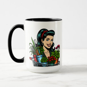 Taza Funny Plant Pun El verde es el nuevo negro