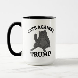 Taza Funny Political Cat Feminist Anti-Trump Coffee