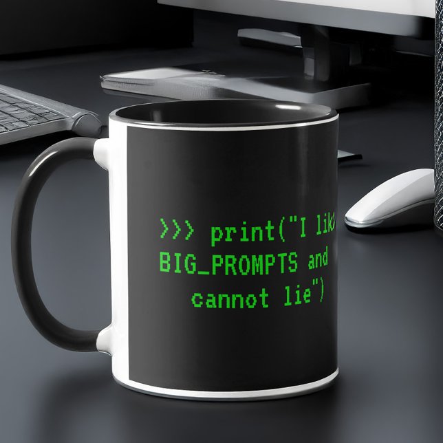 Taza Funny Python Developer (Subido por el creador)