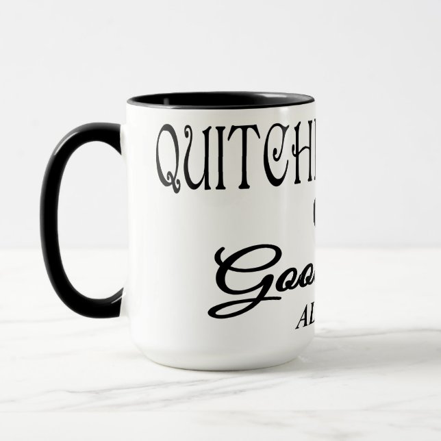 Taza Funny Quitcherbitchin Sólo se permiten las buenas  (Izquierda)