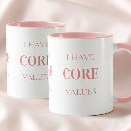 Taza Funny Quote Simple Typography Pink Pilates Mug