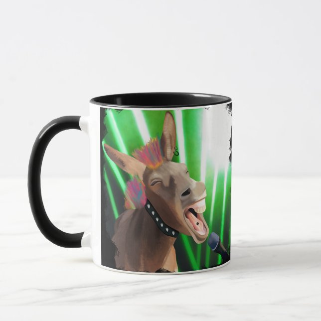 Taza Funny Rockstar Donkey (Izquierda)