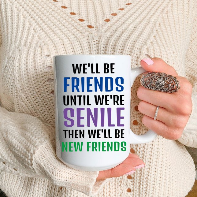 Taza Funny Script Mejor Amigo Cumpleaños | Amistad (Funny Script Best Friend Birthday | Friendship Mug)