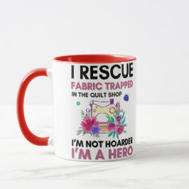 Taza Funny Sewing Quote Vintage Floral Sewing Machine