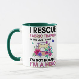 Taza Funny Sewing Quote Vintage Floral Sewing Machine