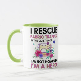 Taza Funny Sewing Quote Vintage Floral Sewing Machine