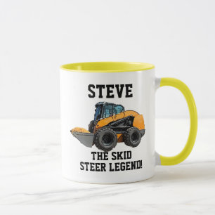 Taza Funny Skid Steer Legend Heavy Equipment Operator