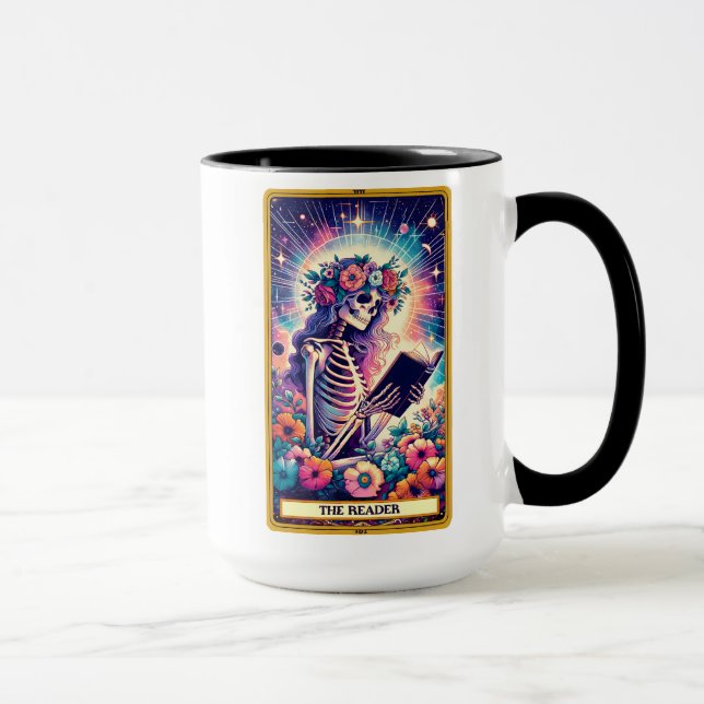 Taza Funny Tarot Card/El Lector (Derecha)