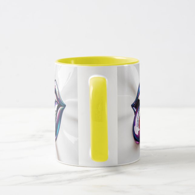 Taza Funny Tongue Out Lips Mug Design (Asa)