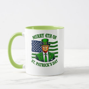 Taza Funny Trump Feliz 4 De San Patricio