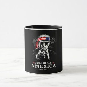 Taza Funny Trump Golfo De Estados Unidos 2025 4 De Juli