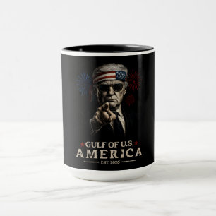 Taza Funny Trump Golfo De Estados Unidos 2025 4 De Juli