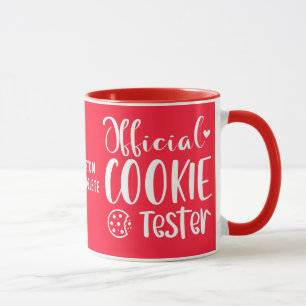 Taza Funny Valentine Official Cookie Tester